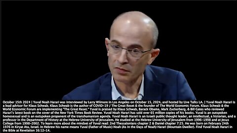 Yuval Noah Harari | "AI Can Be Become Excellent At Faking Emotions & Faking Intimacy Even If It's Still Completely Unconscious." + "People Will Feel That Their AI Friend Is Conscious Being & Should Be Granted Rights."