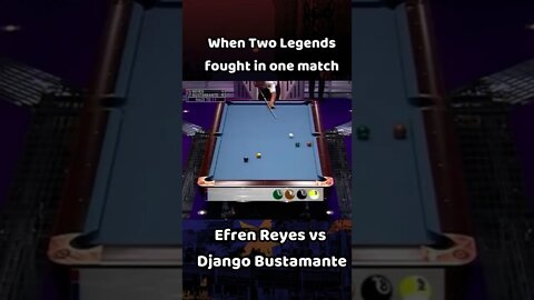 Two Legends in Pool in 9 ball match | Efren BATA Reyes vs Francisco DJANGO Bustamante