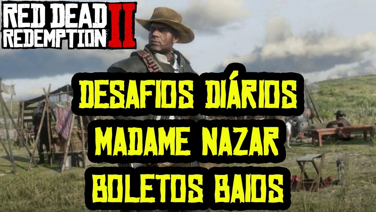 RED DEAD ONLINE MADAME NAZAR E DESAFIOS DIÁRIOS