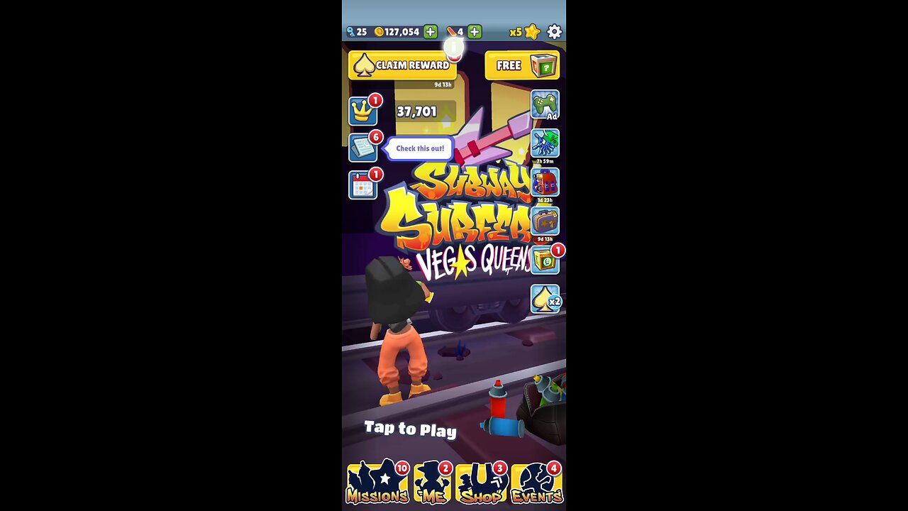 subway surfer new interface #run #gaming #cj