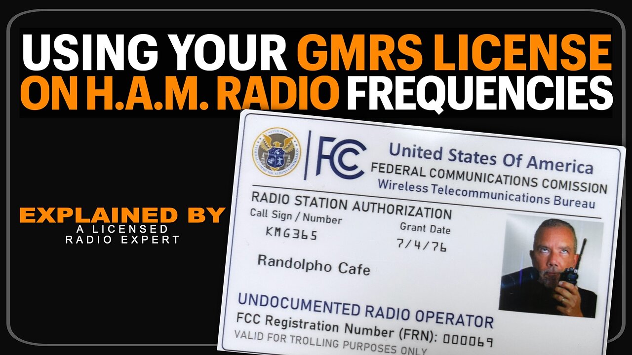 Licensed & Certified Ham Radio Expert Explains HAM Radio & GMRS Radio FCC Licenses