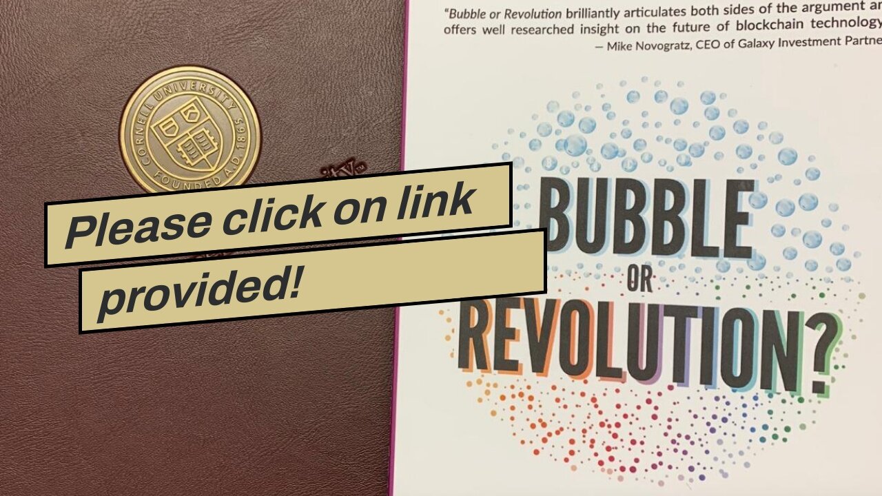 Please click on link provided! Blockchain Bubble or Revolution: The Future of Bitcoin, Blockcha...