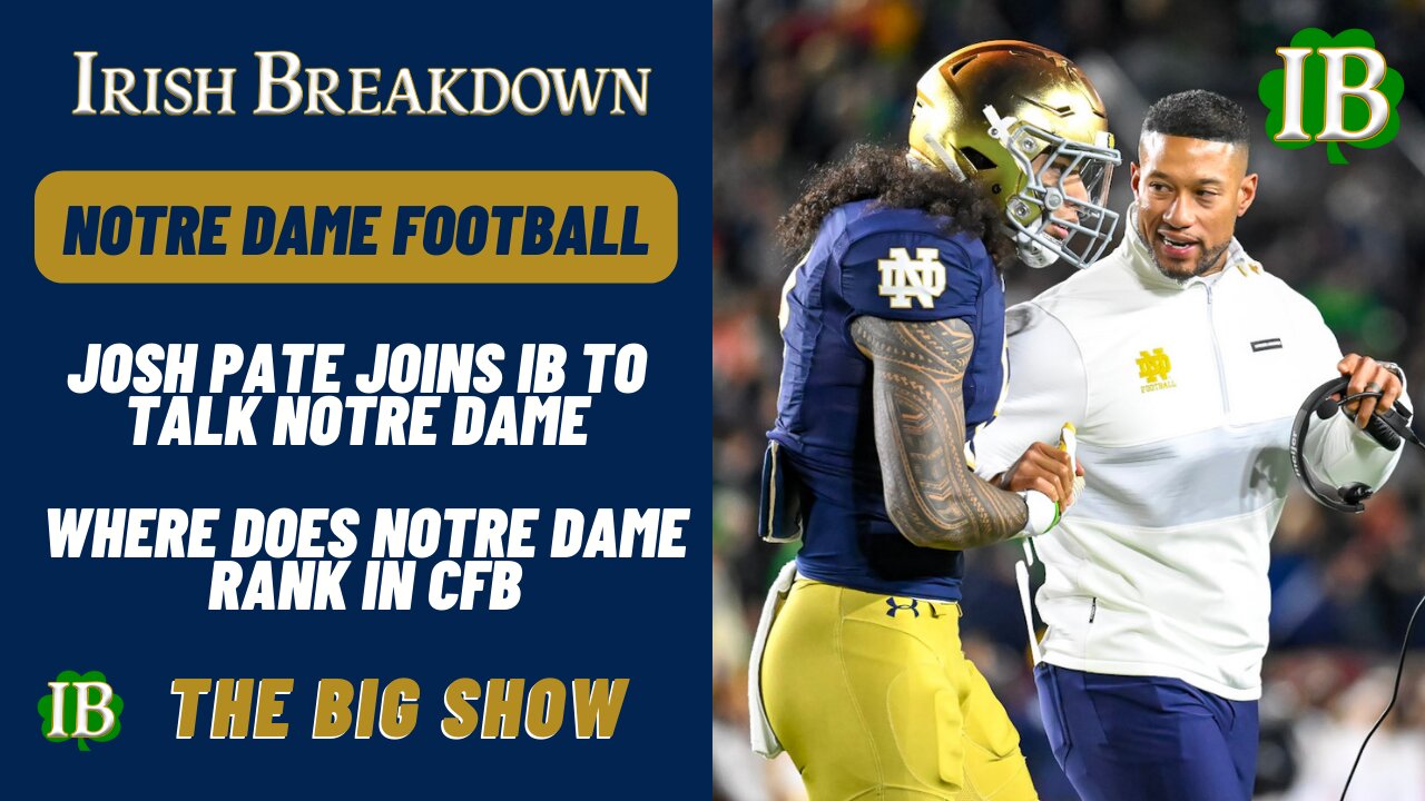 Josh Pate Joins IB To Talk Notre Dame Football