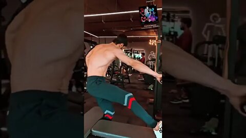 STANDING ROW using D HANDLE #shorts #youtubeshorts