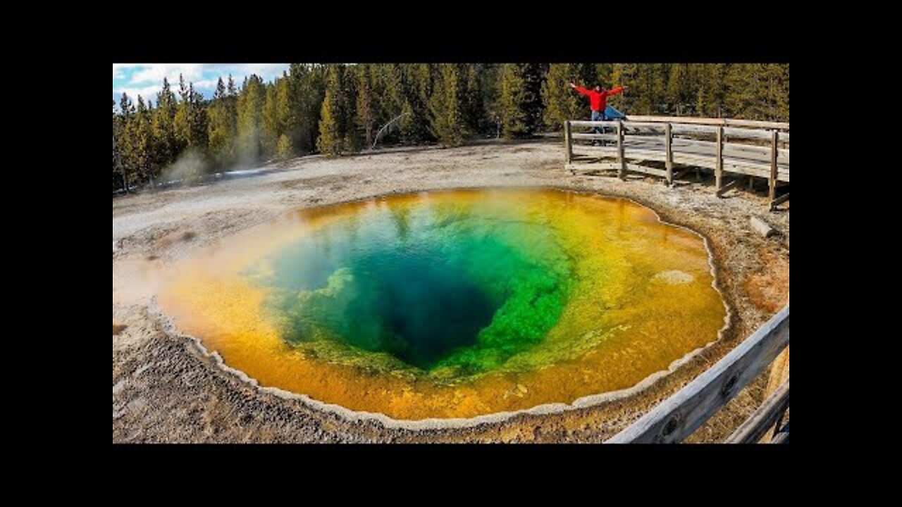 Morning Glory Pool - Last Day at Yellowstone National Park