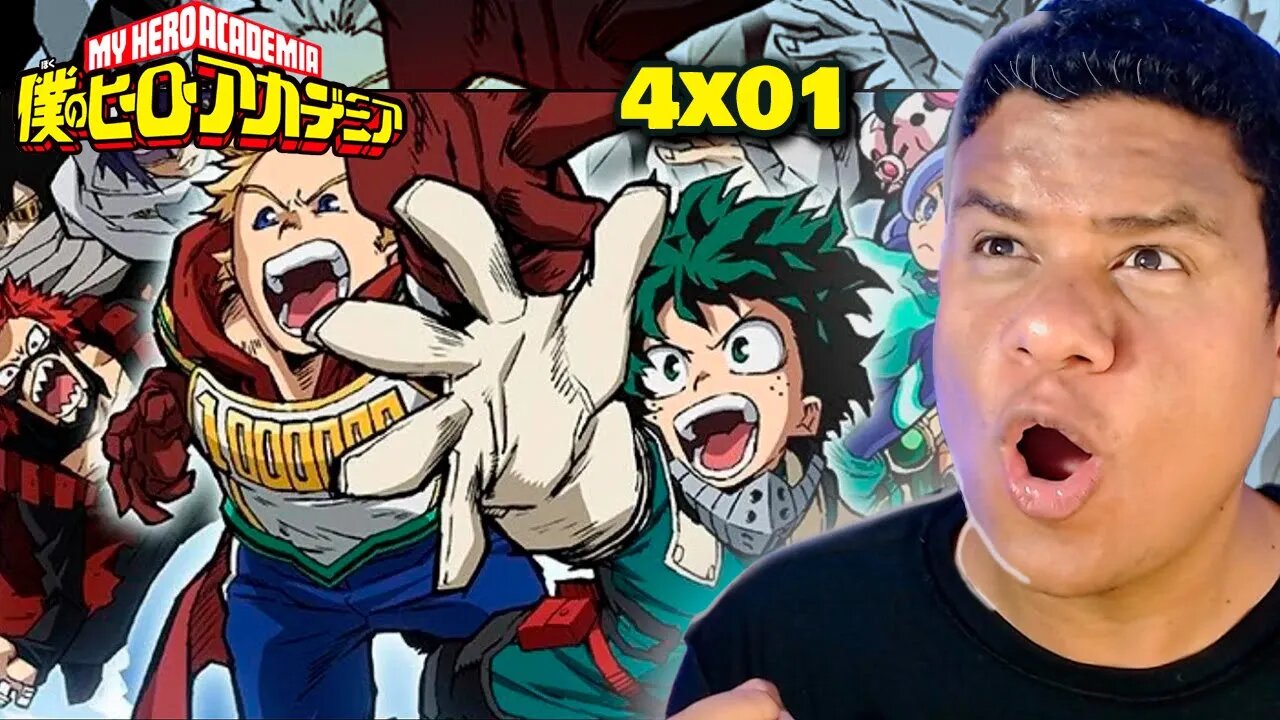 BOKU NO HERO - T 04 EP 01 (My Hero Academia)| React Anime Pro