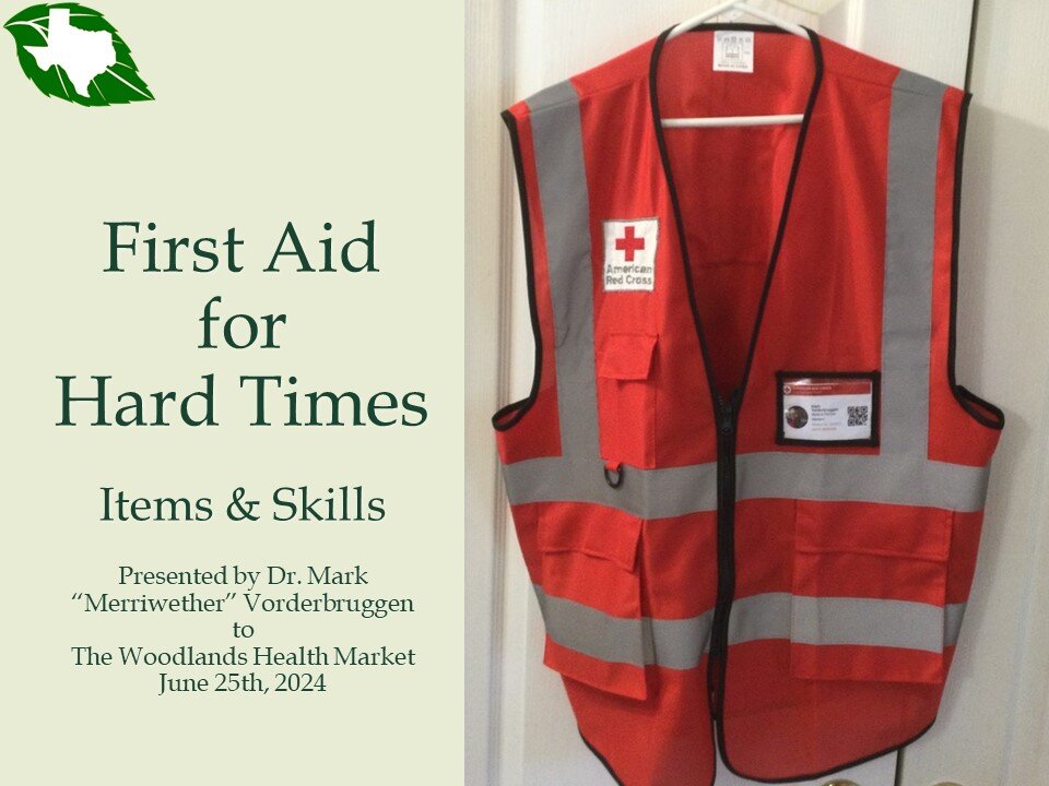 First Aid Gear & Skills for Hard Times