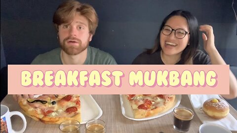 Breakfast Mukbang in Italy | Red & Yellow | Eat & Chat