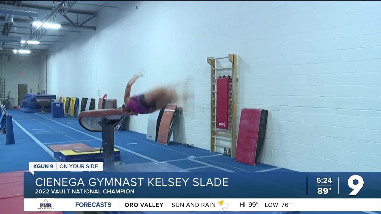 Local Gymnast Kelsey Slade