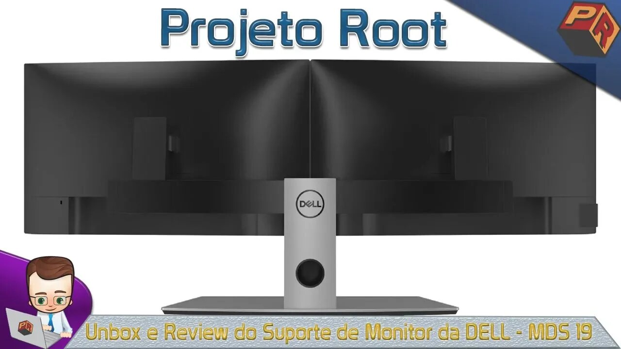 Unbox e Review Suporte de Monitor DELL - MDS19