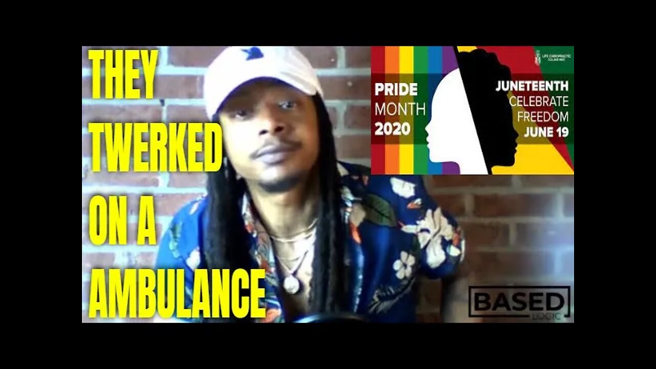 JUNETEENTH HI-JACKED By F(L)AG Community and SILLY NEGROES DANCE ON AMBULANCE.