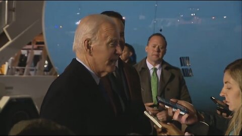 Biden Snaps At Reporter