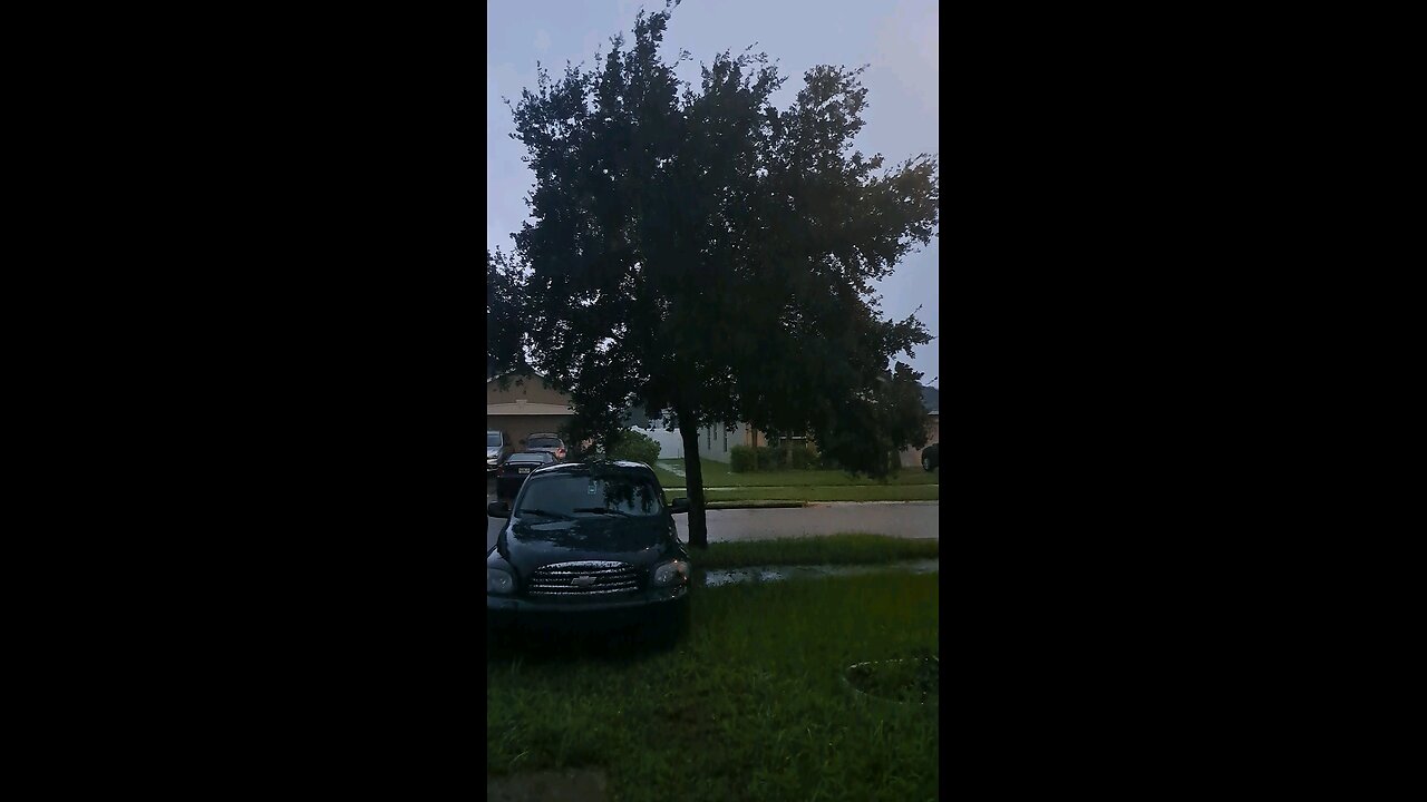 Hurricane Milton from our front yard