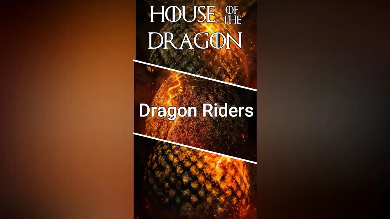 Dragon Riders In House of the Dragon | Game of Thrones Prequel #Shorts