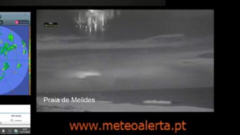 "Sprites" fenómeno raro gravado na Praia de Melides