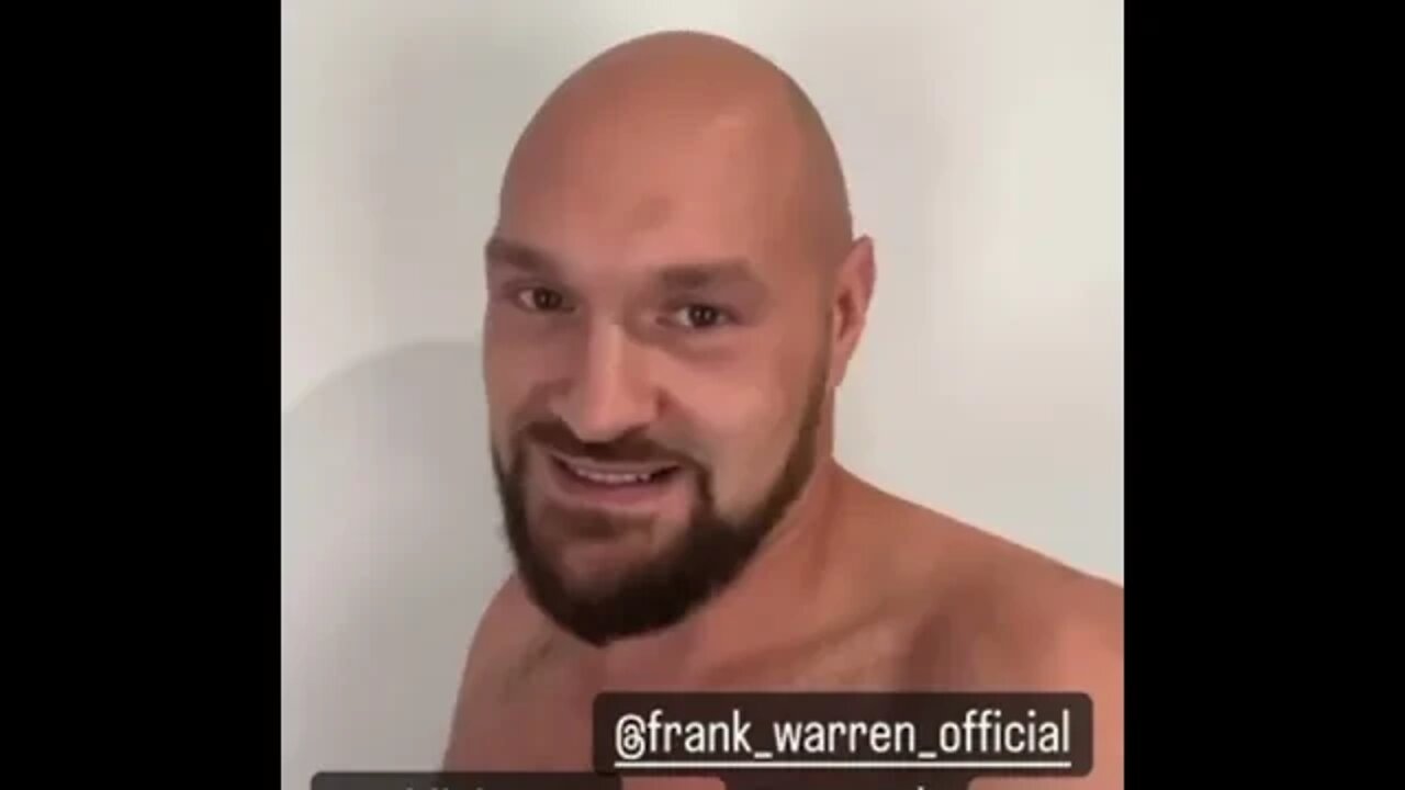 Tyson Fury sends video messages to Anthony Joshua every hour for a full day