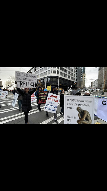 Seattle says NO to the unlawful mandates!