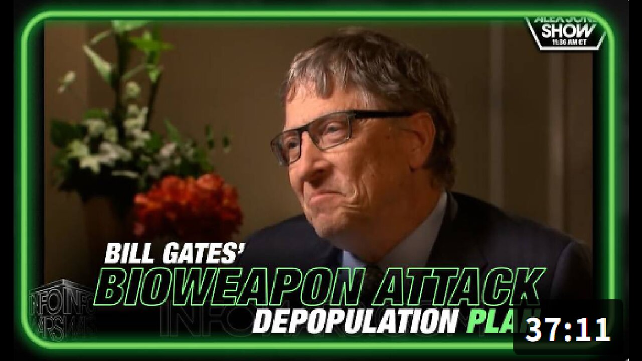Bioweapon Attack: Bill Gates Wants to Depopulate the Planet with mRNA Tech