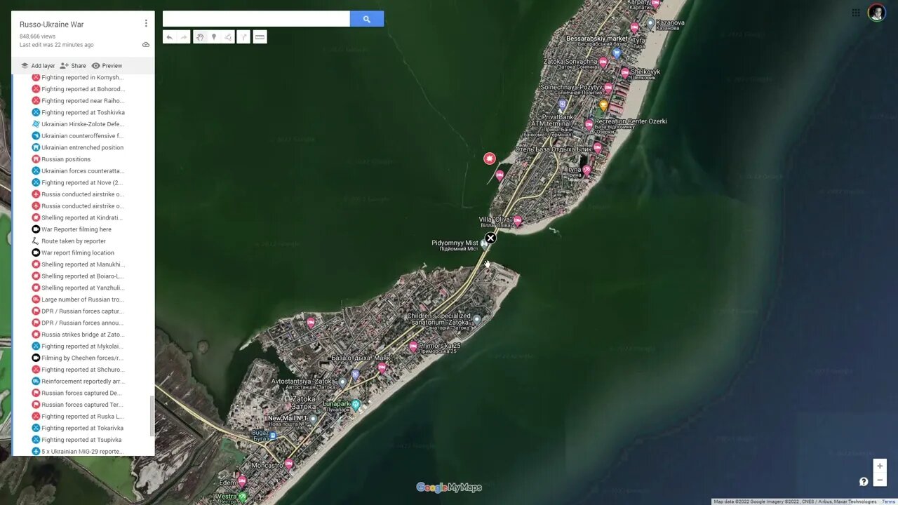 [ Odessa Front ] Most hated bridge in the world is struck again, for the 8th time...?