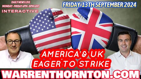 AMERICA & UK EAGER TO STRIKE WITH WARREN THORNTON & PAUL BROOKER