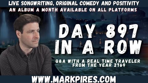 More Q&A with a Time Traveler from 2769! Bring Your Questions!