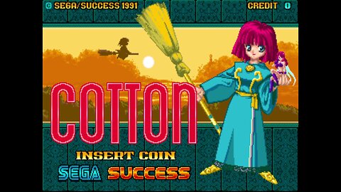 Cotton Arcade Game, Sega Success 1991, longplay