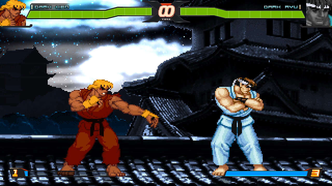 MUGEN - Dark Ken vs. Dark Ryu - Download