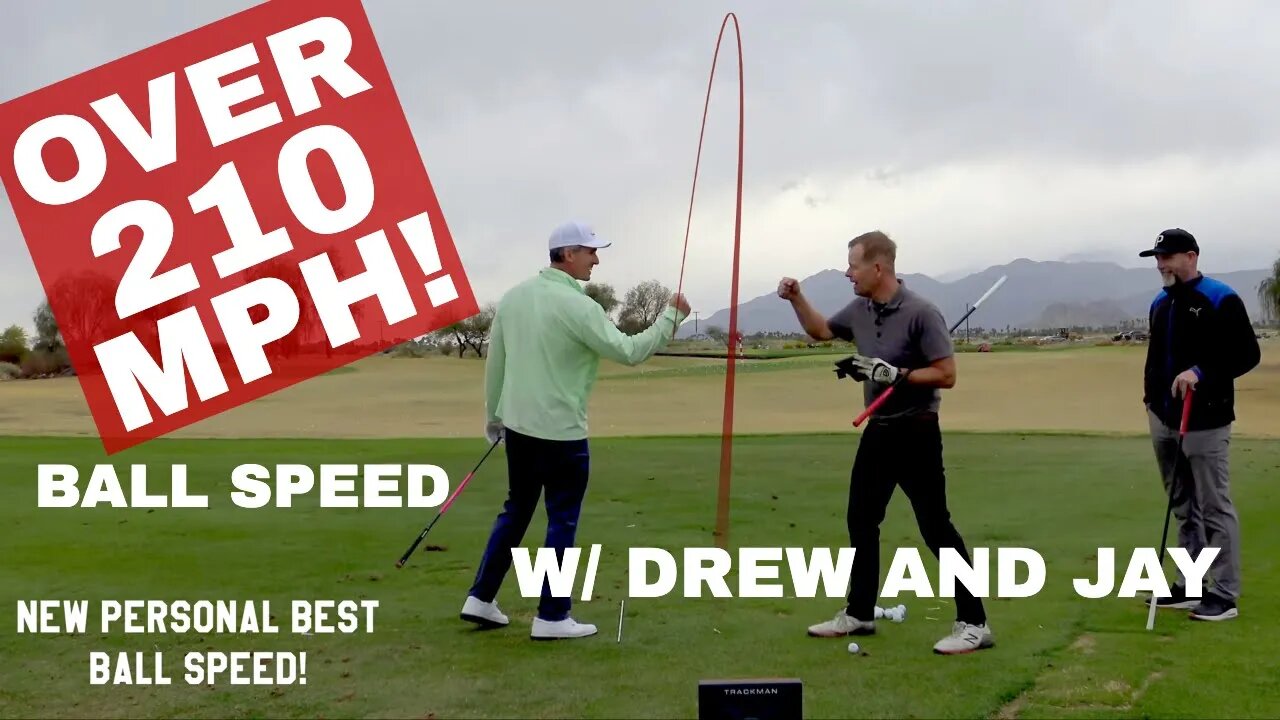 Over 210 mph ball speed for an Amateur! Drew Breaks Speed Record with Driver! HOW YOU CAN TOO!