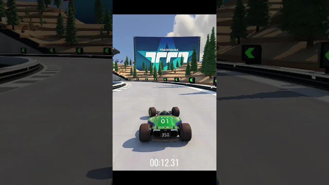Quebrei meu recorde da pista 1 Summer 2021 - Trackmania 2020 - #Shorts