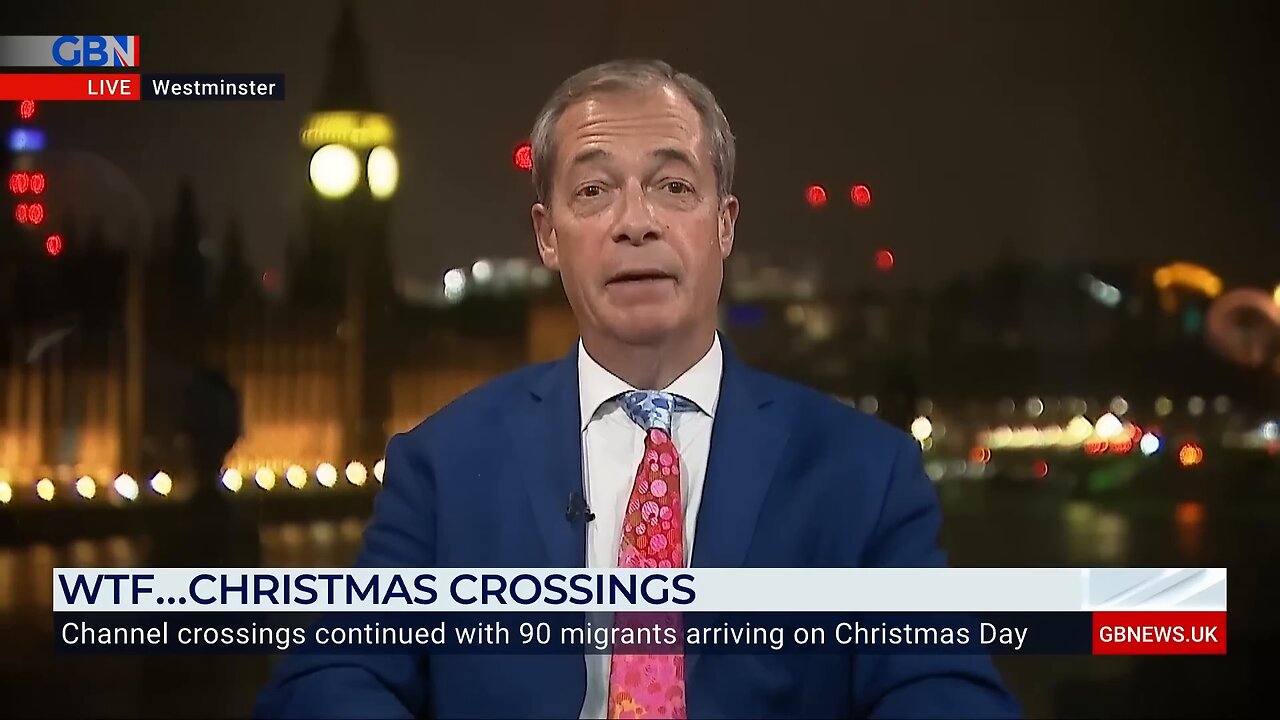 Nigel Farage on Christmas Day migrant crossings: 'This situation is COMPLETELY OUT OF CONTROL’