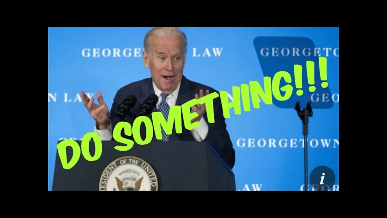 Joe Wants you to Do Something!