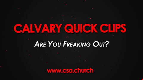 Are You Freaking Out?