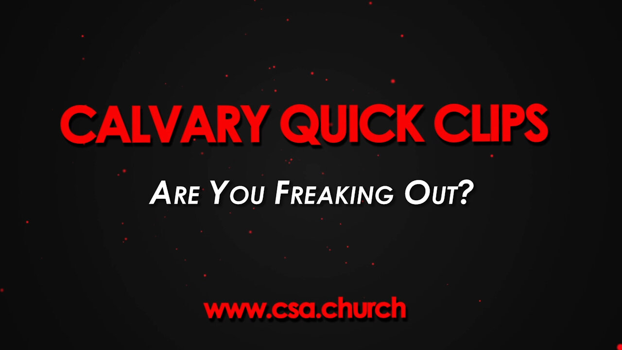 Are You Freaking Out?