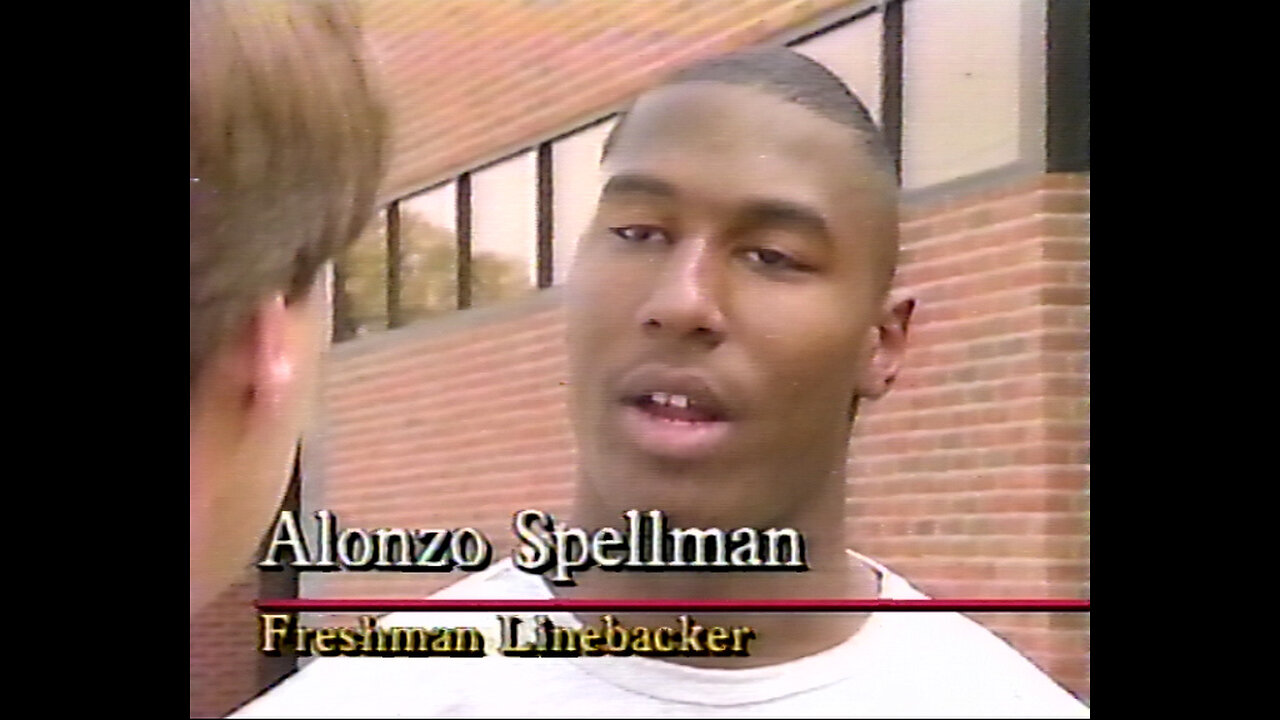 October 25, 1989 - Freshman Alonzo Spellman Contributes to Ohio State Football