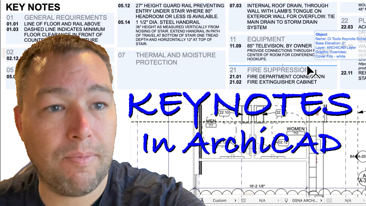 Keynotes in Archicad - CBA AC Episode 003