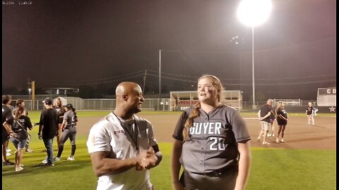 Guyer Pitcher Finley Montgomery After Defeating Keller 8-0 in 6a Region Final