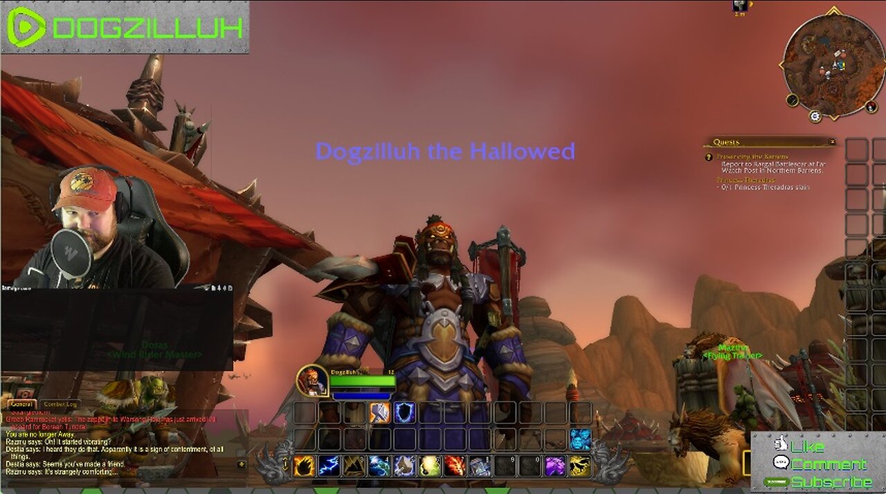 World of Warcraft Leveling Maghar Orc Shaman, (Let's try this again!)