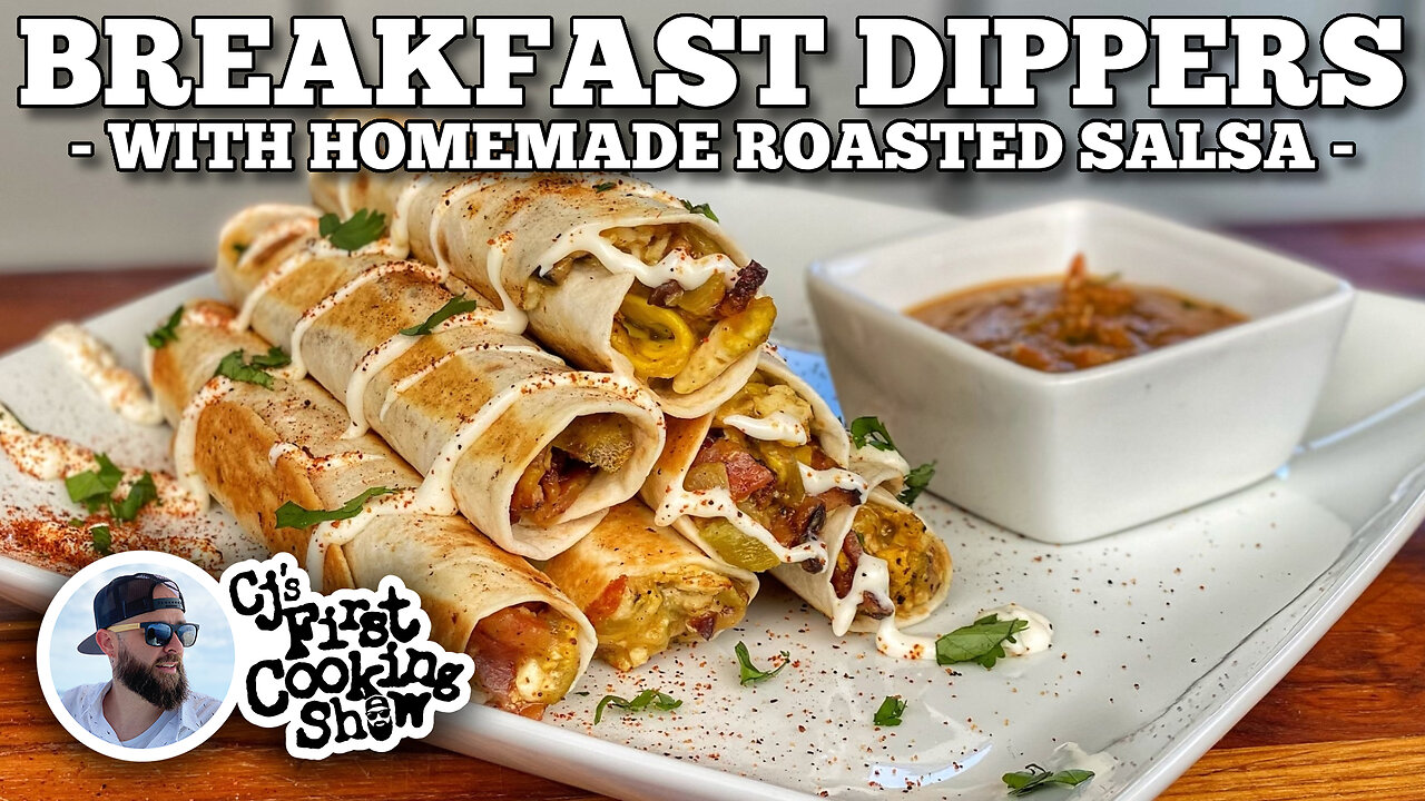 Breakfast Dippers with Homemade Roasted Salsa | Blackstone Griddles