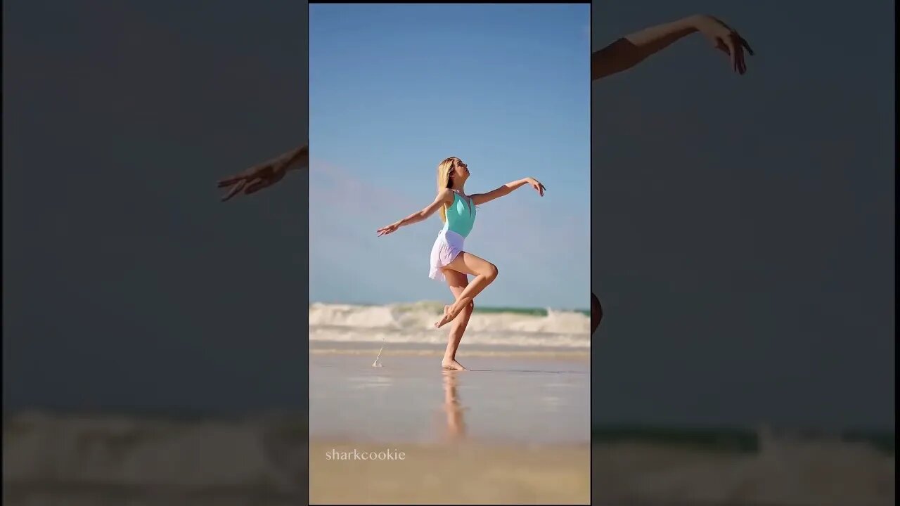 Dance with the waves, move with the sea 💙@lillyann_ballerina