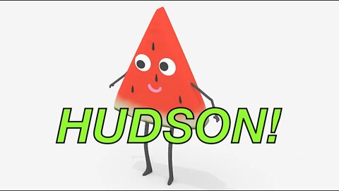 Happy Birthday HUDSON! - WATERMELON Birthday Song