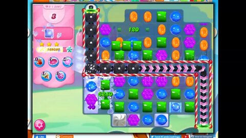 Candy Crush Level 3607 Talkthrough, 30 Moves 0 Boosters