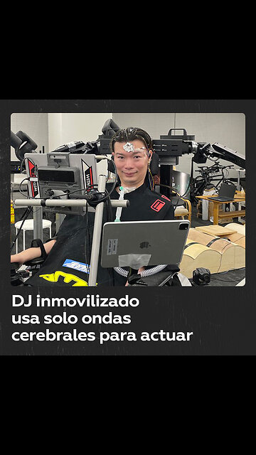 DJ japonés con enfermedad degenerativa actúa usando ondas cerebrales