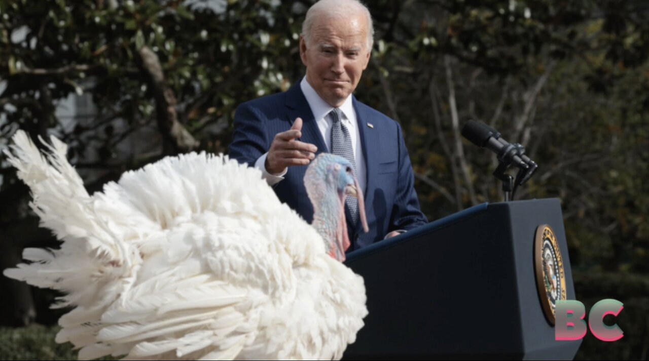 Biden grants turkey’s Liberty and Bell traditional presidential pardon