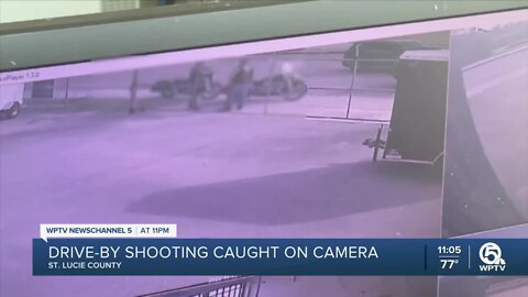 Drive-by-shooting in Fort Pierce caught on camera