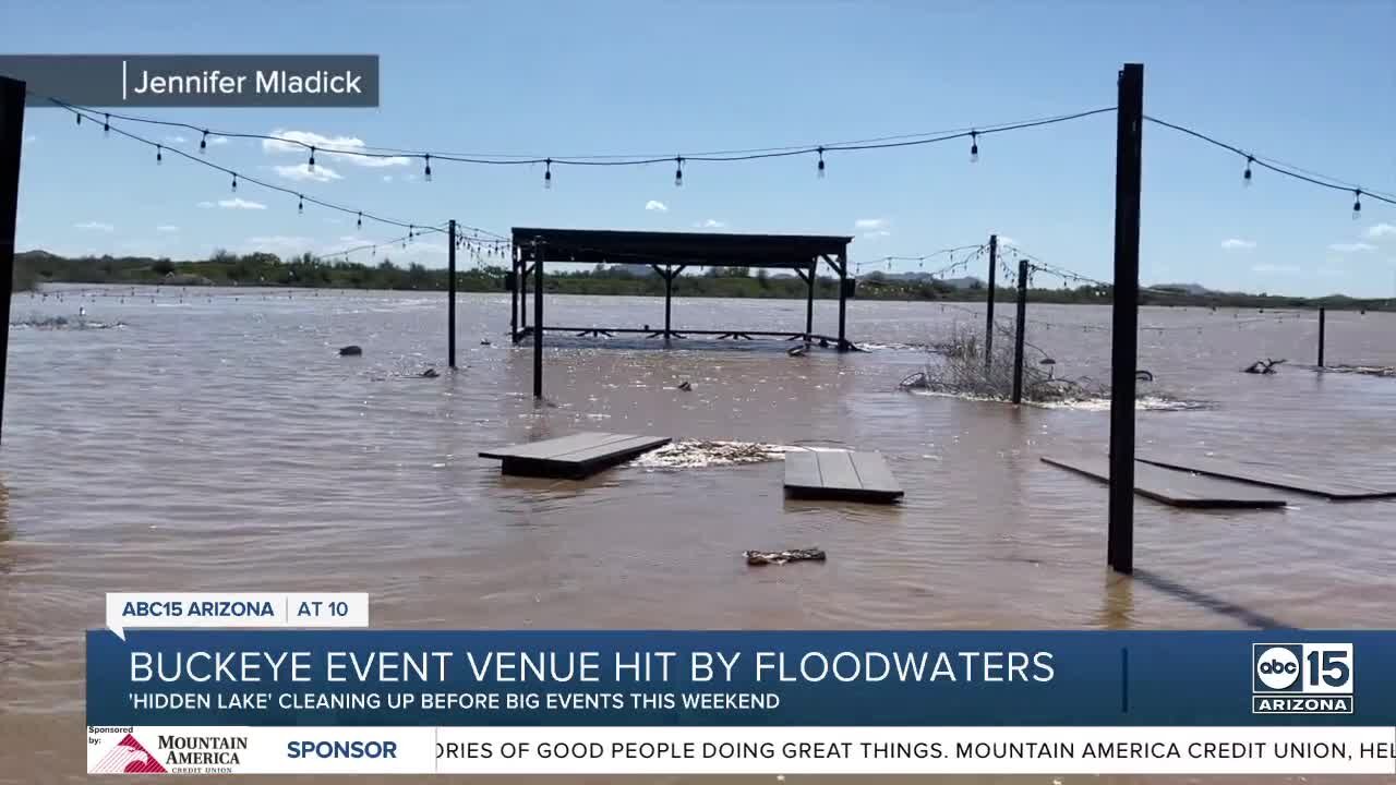 'Hidden Lake' owner finds her 120-acre event venue in Buckeye underwater