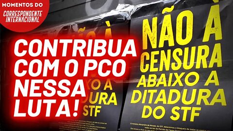 A campanha do PCO pela liberdade de expressão internacionalmente | Momentos