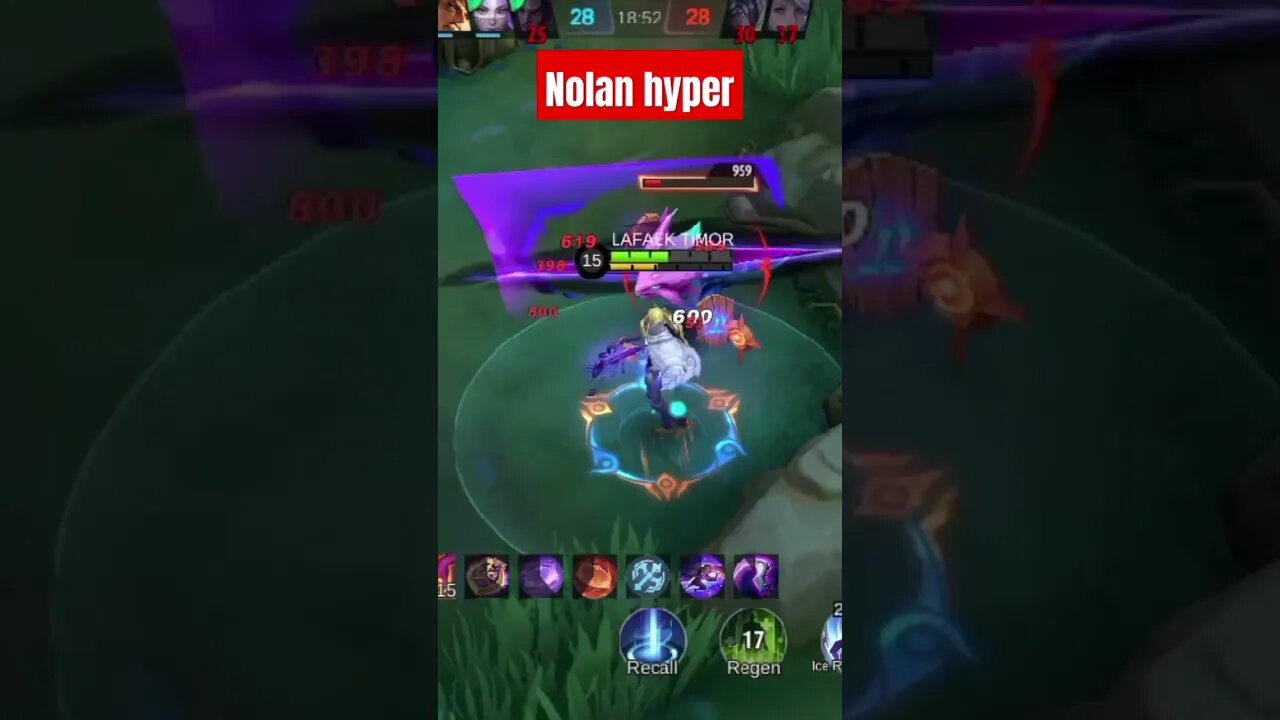 HERO BARU NOLAN #mobilelegend #mpl #mlbb #mlbbesports #mplid #gameplay #game #gaming #shorts