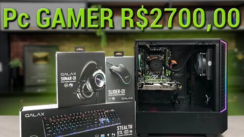 SETUP GAMER BARATO R$2.700,00 - RODANDO JOGOS!