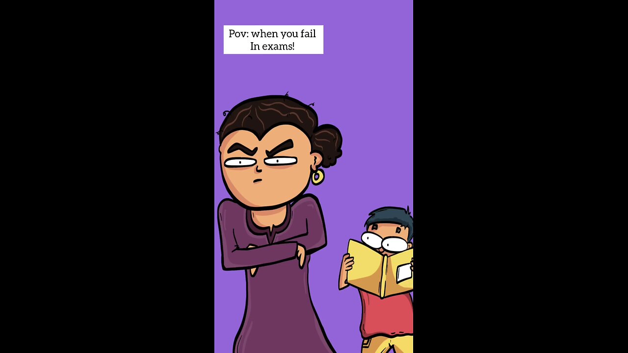 when failed in exam // cartoon video