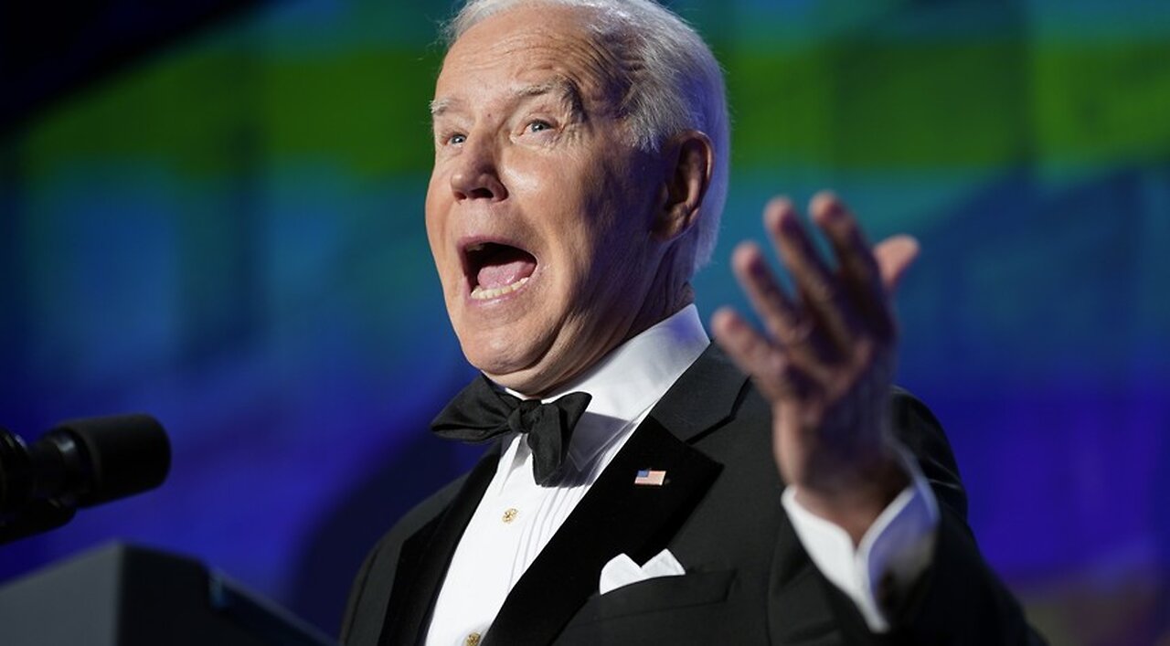 Biden's Cringey 'Dark Brandon' Moment at WHCD, as Comedian Drops Him, Media on Classified Docs